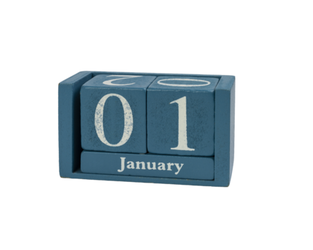 a calendar with the date of January 01st.