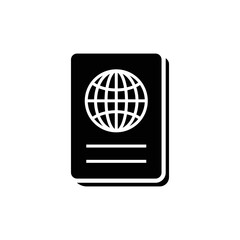 passport icon design vector template
