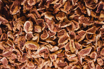 Dried figs on Turkish bazaar.
