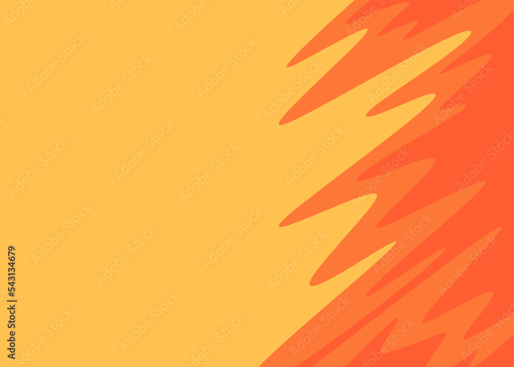 Poster simple background with cute wavy lines pattern and with some copy space area. autumn themed backgrou