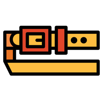 recommend clip art: belt filled outline icon style