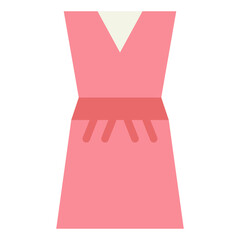 dress flat icon style