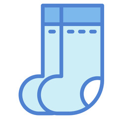 socks two tone icon style