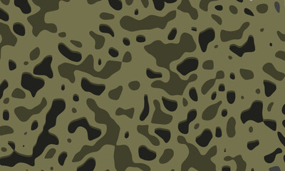 green military camouflage vector seamless pattern