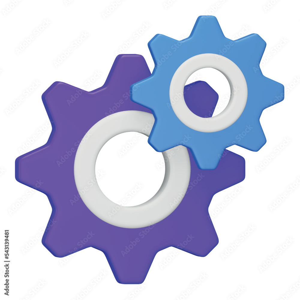 Aufkleber development 3d rendering isometric icon.