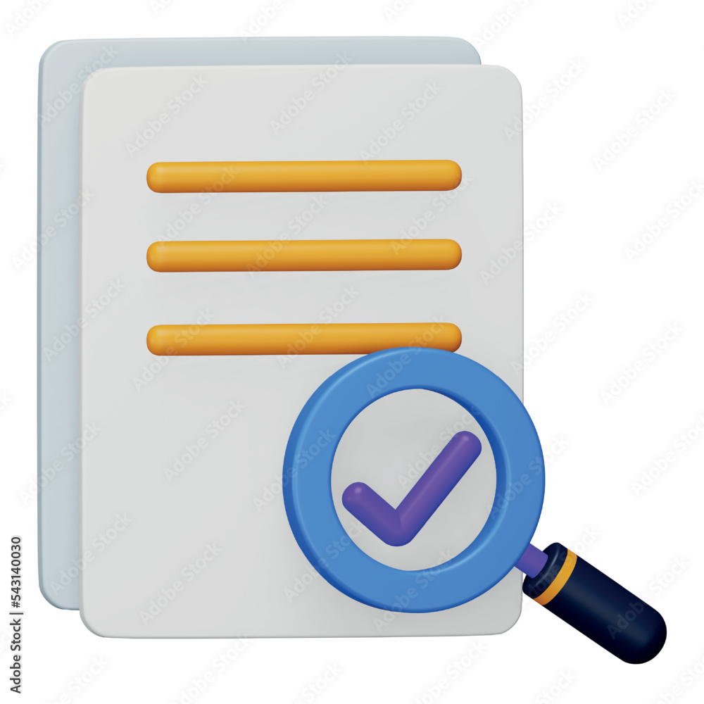 Poster evaluation 3d rendering isometric icon.