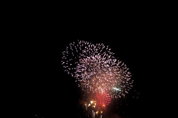 Colorful Fireworks show