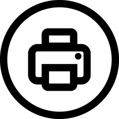 Obraz premium Printer linear sign