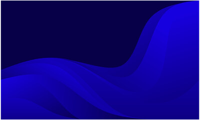 Blue abstract wave background for poster, flayer, banner, card etc