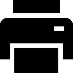 Printer glyph icon