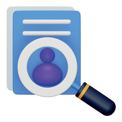 Staffing 3d rendering isometric icon.