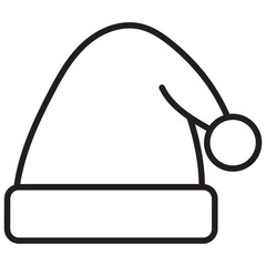 Ikona czapka świętego Mikołaja.  © EmBer_graphic