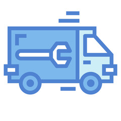 delivery two tone icon style