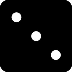 Dice glyph icon