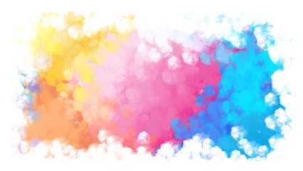 abstract colorful watercolor background with splashes