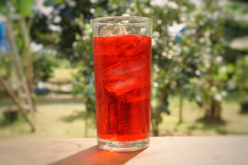 cocktail on the table