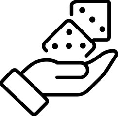 Dice; game; play icon