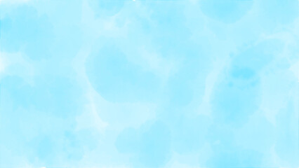 背景  水彩画  美しい 水 青 青空 手書き