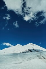 Mount Elbrus, the highest point in Russia.