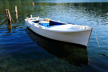 sloop on the lakes of National park Mljet, Croatia