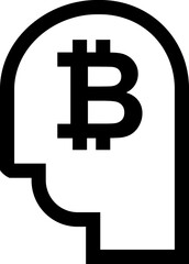 Bitcoin, mining, crypto symbol 