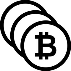 Bitcoin, mining, crypto symbol 