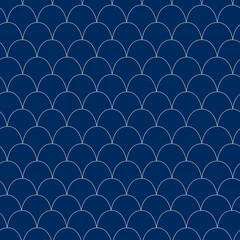 Obraz premium seamless pattern with blue circles