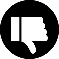 Thumb dislike icon