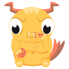 illustration of a cartoon rhino