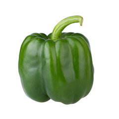 Yellow Bell Pepper isolated on a transparent background