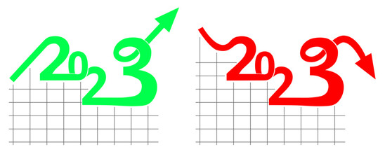 2023 market trend illustration chart