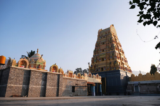 Chikka Tirupati Temple, Hindu temple dedicated to Venkateshwaraswamy, the Hindu god Vishnu, located in Kolar, Karnataka, India.