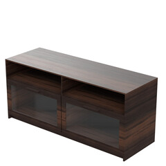 3d rendering illustration of a TV cabinet