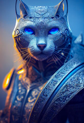 diamond majestic cat