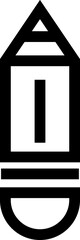 pencil line icon