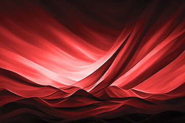 Fototapeta premium Red and black dark background texture, geometric concept lines design art wallpaper 