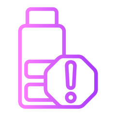 battery level gradient icon