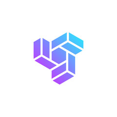 a logo illustration depicting web3, metaverse