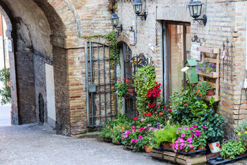 Fototapeta na wymiar Spello - Marche Italy, Italian village, Italian Town