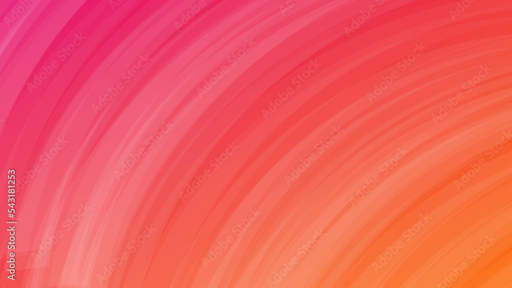 Poster modern colorful gradient background with rounded lines
