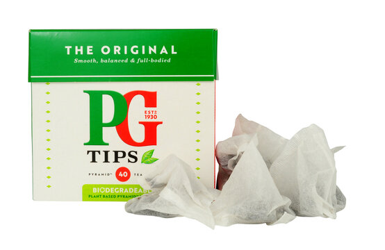 PG Tips Tea Bags In A 116g Box Containing 40 Plant Based Biodegradable Pyramid Tea Bags