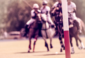 Polo Match In Progress At Kirtlington Polo Park