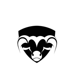 black bull logo icon