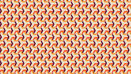 pattern with red and yellow stripes
