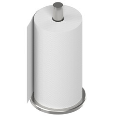 3d rendering illustration of a paper towel holder