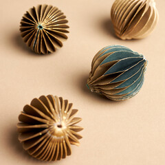 decoration and ornaments for a christmas tree