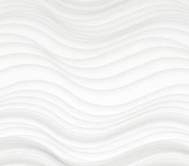 Abstract white and light gray wave modern soft luxury texture with smooth and clean vector subtle background illustration.