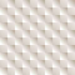 Abstract geometric Ivory seamless pattern. Cream colour squares background. Vector illustration.	