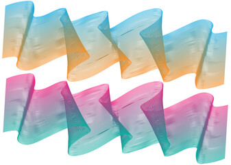 Dynamic fluid gradient made of lines. Abstrack fluid background