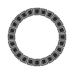 Abstract geometric frame. Squares.